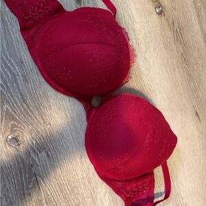 Victoria's Secret Bold Red Lace Bra